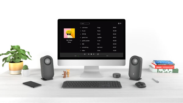 Logitech Z407 - Sistema de altavoces - para PC - canal 2.1 - inalámbrico - Bluetooth - USB - 40 vatios (Total) - Imagen 7