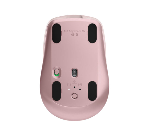 Logitech MX Anywhere 3S - Ratón - óptico - 6 botones - inalámbrico - Bluetooth - receptor de USB Logitech Logi Bolt - rosa - Imagen 10