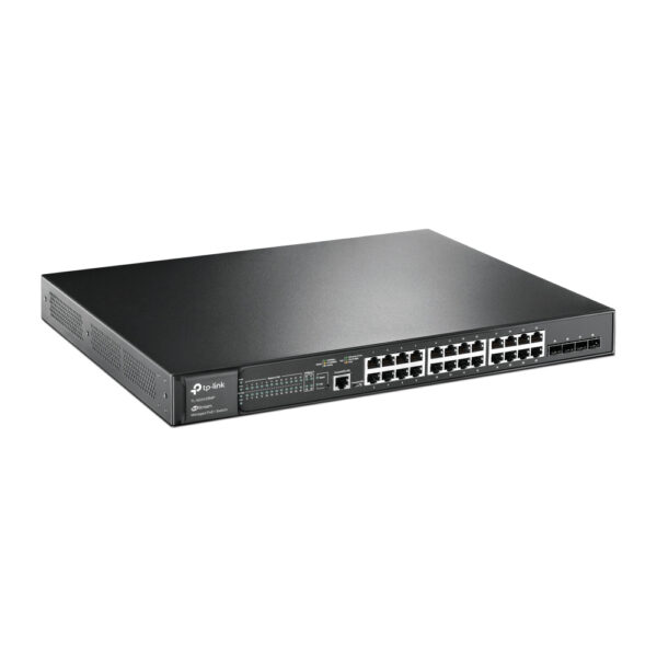 TP-LINK Switch JetStream 28-Port Gigabit L2+ Managed Switch with 24-Port PoE+ - Imagen 2
