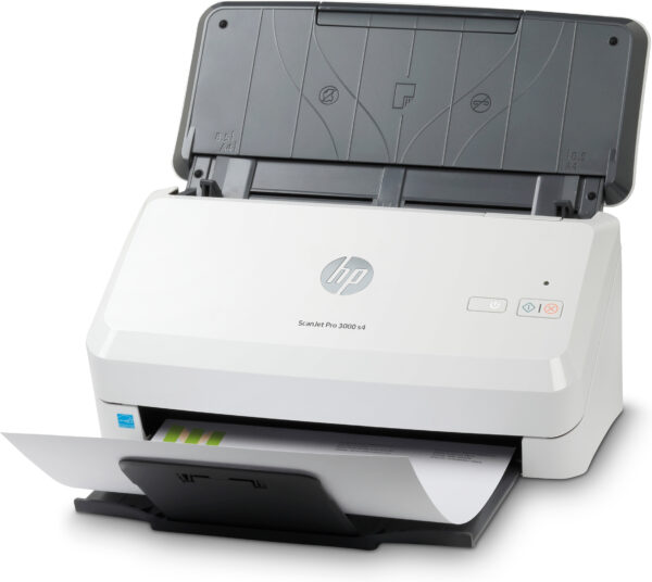 HP Scanjet Pro 3000 s4 Sheet-feed - Escáner de documentos - CMOS / CIS - a dos caras - 216 x 3100 mm - 600 ppp x 600 ppp - hasta 40 ppm (mono) - Alimentador automático de documentos (ADF) (50 hojas) - hasta 4000 exploraciones por día - USB 3.0 - Imagen 3