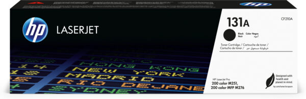 HP 131A - Negro - original - LaserJet - cartucho de tóner (CF210A) - para LaserJet Pro 200 M251n, 200 M251nw, 200 M276nw, MFP M276n, MFP M276nw - Imagen 2