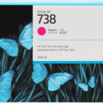 HP - 738 - Ink cartridge - Magenta - 300 ml