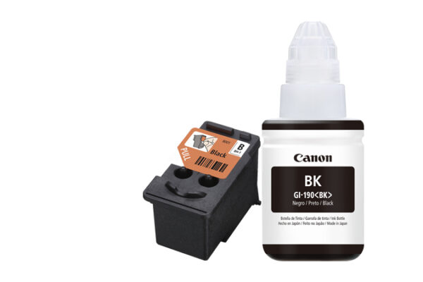 Canon - Cartucho de tinta - Negro + Botella de tinta negra - Imagen 2