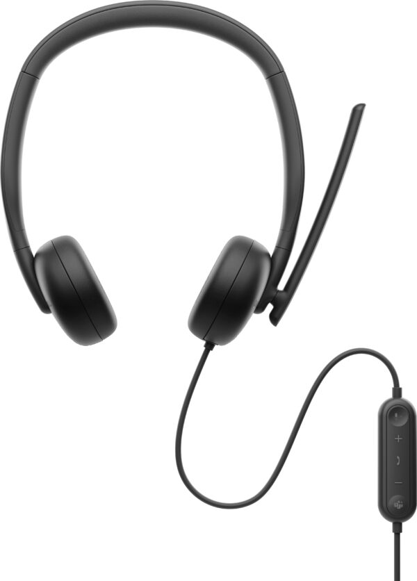 Dell - WH3024 - Headset – Wired – USB-C - Black