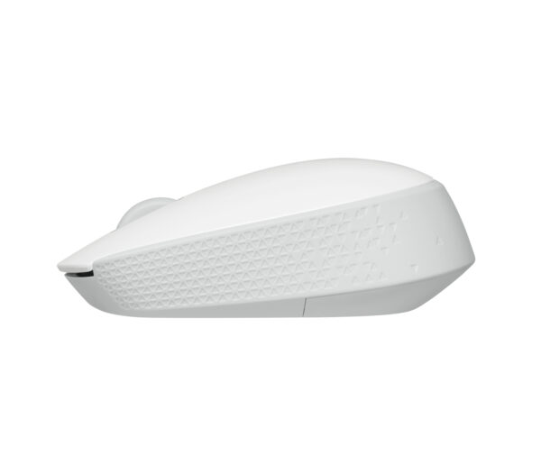 Logitech M170 Wireless Mouse, Ambidextrous, Off-white - Ratón - diestro y zurdo - óptico - 3 botones - inalámbrico - 2.4 GHz - receptor inalámbrico USB - blanco hueso - Imagen 3