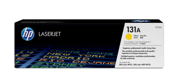 HP 131A - Amarillo - original - LaserJet - cartucho de tóner (CF212A) - para LaserJet Pro 200 M251n, 200 M251nw, 200 M276nw, MFP M276n, MFP M276nw - Imagen 2