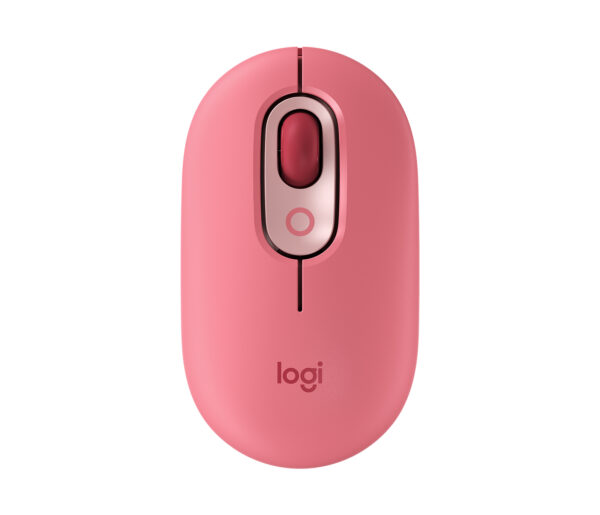 Logitech POP - Ratón - compacto - óptico - 4 botones - inalámbrico - Bluetooth 5.1 - rompecorazones - Imagen 6