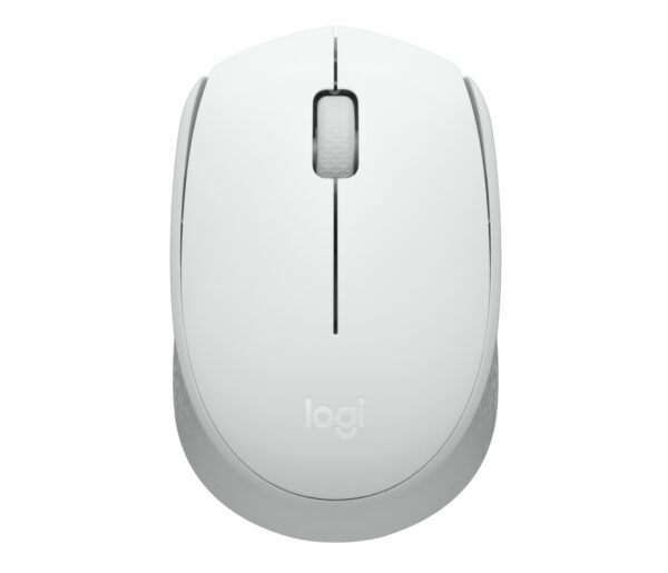Logitech M170 Wireless Mouse, Ambidextrous, Off-white - Ratón - diestro y zurdo - óptico - 3 botones - inalámbrico - 2.4 GHz - receptor inalámbrico USB - blanco hueso - Imagen 4