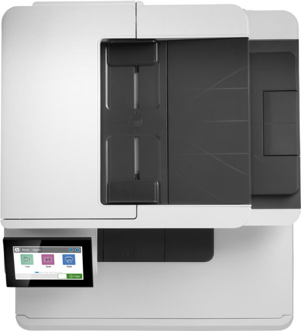 HP Color LaserJet Enterprise MFP M480f - Impresora multifunción - color - laser - Legal (216 x 356 mm) (original) - A4/Legal (material) - hasta 28 ppm (copiando) - hasta 29 ppm (impresión) - 300 hojas - 33.6 Kbps - USB 2.0, Gigabit LAN, host USB 2.0 - Imagen 11