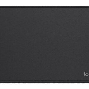 Logitech Studio Series - Alfombrilla de ratón - base de goma antideslizante, fácil deslizamiento, superficie resistente a salpicaduras - grafito