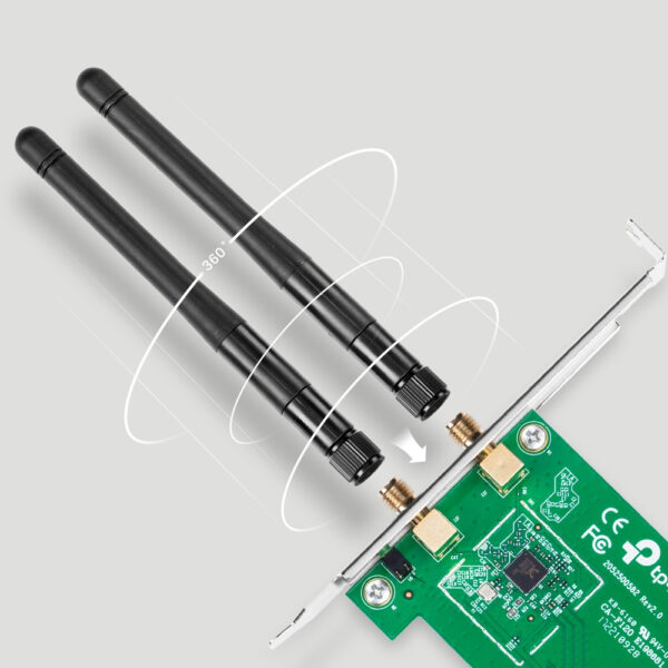 TP-Link TL-WN881ND - Adaptador de red - PCIe 2.0 - 802.11b/g/n - Imagen 5