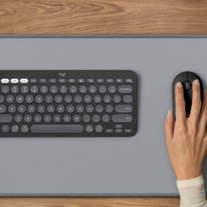 Logitech Pebble Mouse 2 M350s - Ratón - óptico - 3 botones - inalámbrico - Bluetooth - grafito
