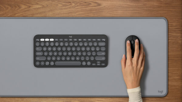 Logitech Pebble Mouse 2 M350s - Ratón - óptico - 3 botones - inalámbrico - Bluetooth - grafito