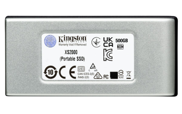 Kingston XS2000 - SSD - 1 TB - externo (portátil) - USB 3.2 Gen 2x2 (USB-C conector) - Imagen 3