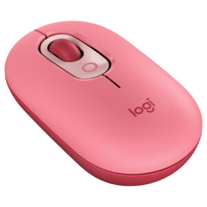 Logitech POP - Ratón - compacto - óptico - 4 botones - inalámbrico - Bluetooth 5.1 - rompecorazones