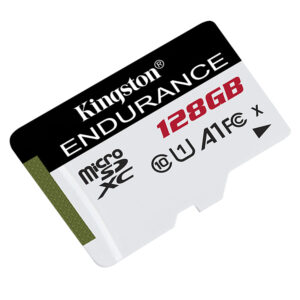 Kingston High Endurance - Tarjeta de memoria flash - 128 GB - A1 / UHS-I U1 / Class10 - microSDXC UHS-I