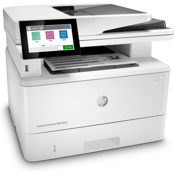 HP LaserJet Enterprise MFP M430f - Impresora multifunción - B/N - laser - 216 x 297 mm (original) - A4 (material) - hasta 40 ppm (copiando) - hasta 42 ppm (impresión) - 350 hojas - 33.6 Kbps - USB 2.0, Gigabit LAN, host USB 2.0 - Imagen 9
