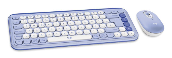 Logitech Pop Icon Combo - Keyboard and mouse set - Spanish (Latin American) - Lilac - Imagen 3