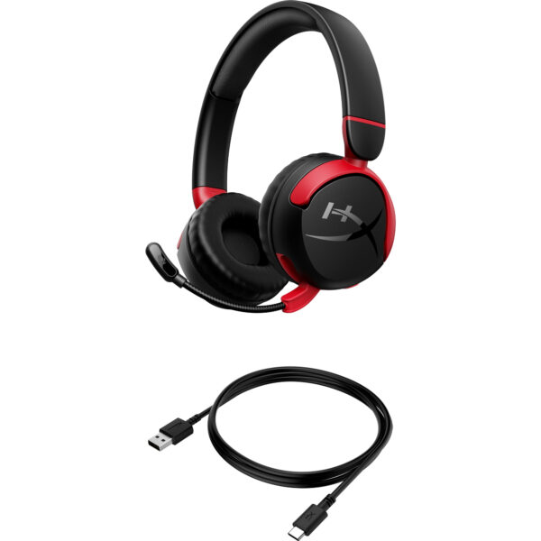 HyperX Cloud - Headset - Wireless - Mini Kids - Black - Imagen 5