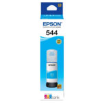 Epson 544 - 65 ml - cián - original - recarga de tinta - para EcoTank L1110, L1210, L3110, L3150, L3210, L3250, L3260, L5290