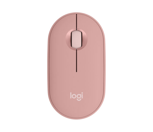 Logitech Pebble Mouse 2 M350s - Ratón - óptico - 3 botones - inalámbrico - Bluetooth - rosa - Imagen 3