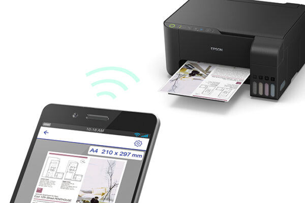 Epson EcoTank L3250 - Impresora multifunción - color - chorro de tinta - ITS - A4/Legal (material) - hasta 7.7 ppm (copiando) - hasta 10 ppm (impresión) - 100 hojas - USB 2.0, Wi-Fi(ax) - Imagen 6