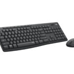 Logitech MK295 Silent - Juego de teclado y ratón - inalámbrico - 2.4 GHz - Black