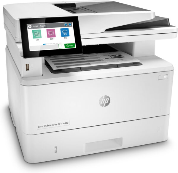 HP LaserJet Enterprise MFP M430f - Impresora multifunción - B/N - laser - 216 x 297 mm (original) - A4 (material) - hasta 40 ppm (copiando) - hasta 42 ppm (impresión) - 350 hojas - 33.6 Kbps - USB 2.0, Gigabit LAN, host USB 2.0 - Imagen 4