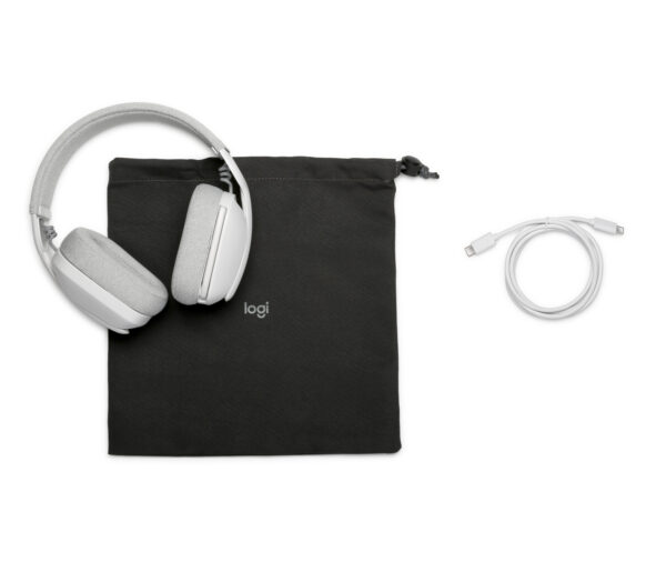 Logitech Zone Vibe 100 - Auricular - tamaño completo - Bluetooth - inalámbrico - blanco hueso - Imagen 9