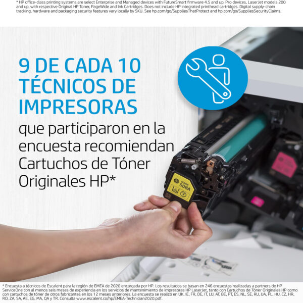 HP 201A - Amarillo - original - LaserJet - cartucho de tóner (CF402A) - para Color LaserJet Pro M252dn, M252dw, M252n, MFP M277c6, MFP M277dw, MFP M277n - Imagen 3