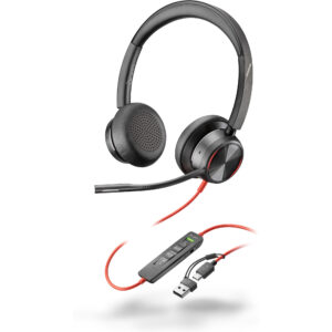 Poly Blackwire - 8225 - Headset - Stereo USB-C Headset +USB-C/A