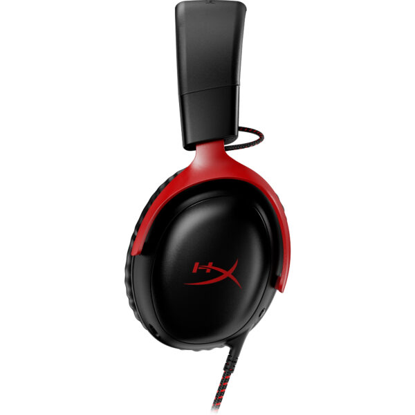 HyperX Cloud 3 - Auricular - tamaño completo - cableado - USB, conector de 3,5 mm - negro, rojo - Imagen 8