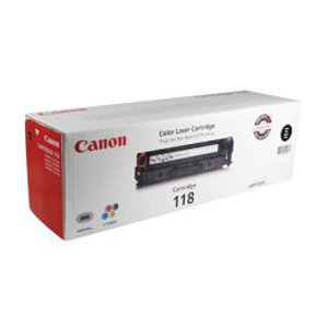 Canon 118 Value Pack - Paquete de 2 - negro - original - cartucho de tóner - para Color imageCLASS MF726, MF729, MF8380, MF8580; imageCLASS LBP7200, LBP7660, MF8350