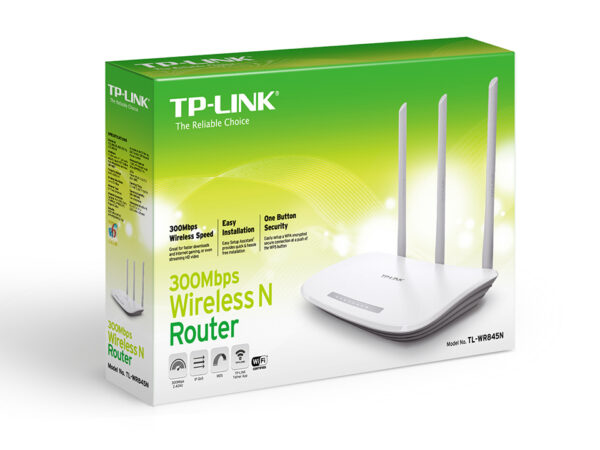 TP-LINK TL-WR845N - Enrutador inalámbrico conmutador de 4 puertos 2,4 GHz - Imagen 6