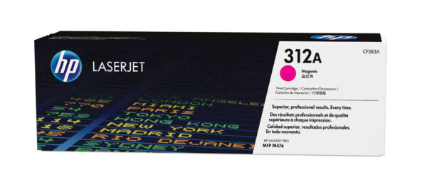 HP 312A - Magenta - original - LaserJet - cartucho de tóner (CF383A) - para Color LaserJet Pro MFP M476dn, MFP M476dw, MFP M476nw - Imagen 2