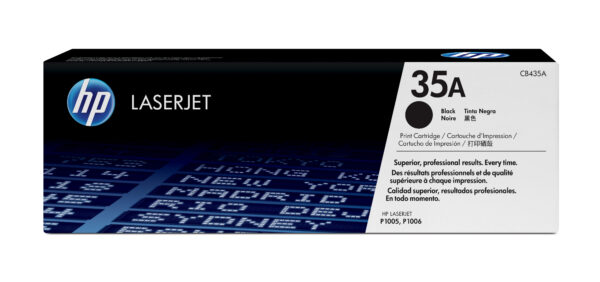 HP 35A - Negro - original - LaserJet - cartucho de tóner (CB435A) - para LaserJet P1005, P1006, P1007, P1008, P1009 - Imagen 2