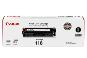 Canon 118 - Negro - original - cartucho de tóner - para Color imageCLASS MF726, MF729, MF8380, MF8580; imageCLASS LBP7200, LBP7660, MF8350