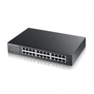 Zyxel GS1900-24E - Conmutador - inteligente - 24 x 10/100/1000 - sobremesa, montaje en rack, montaje en pared