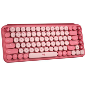 Logitech POP Keys - Teclado - Inalámbrico - Español - Bluetooth LE / Bluetooth 5.1 / Bluetooth - Diseño ergonómico - Amarillo