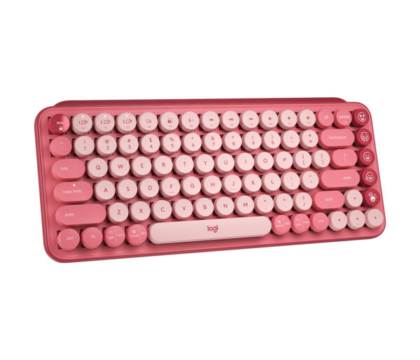 Logitech POP Keys - Teclado - Inalámbrico - Español - Bluetooth LE / Bluetooth 5.1 / Bluetooth - Diseño ergonómico - Amarillo