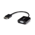StarTech.com Adaptador DisplayPort a VGA de Pantalla - 1080p 1920x1200 - Conversor Activo de Vídeo HD DP a VGA - (DP2VGA3) - Adaptador de pantalla - DisplayPort (M) a HD-15 (VGA) (H) - 10 cm - activo - negro - para P/N: DK31C3HDPD, DK31C3HDPDUE, DKM30CHDPD, DKM30CHDPDUE, SV231QDPU34K, TB32DP14