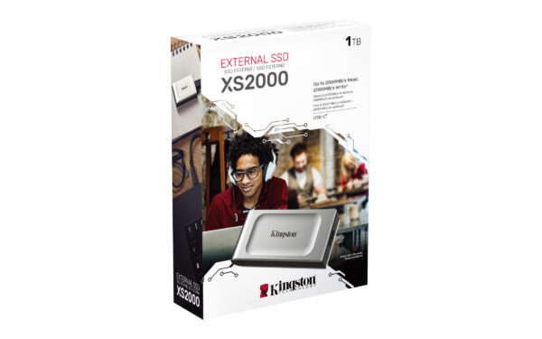 Kingston XS2000 - SSD - 1 TB - externo (portátil) - USB 3.2 Gen 2x2 (USB-C conector) - Imagen 7