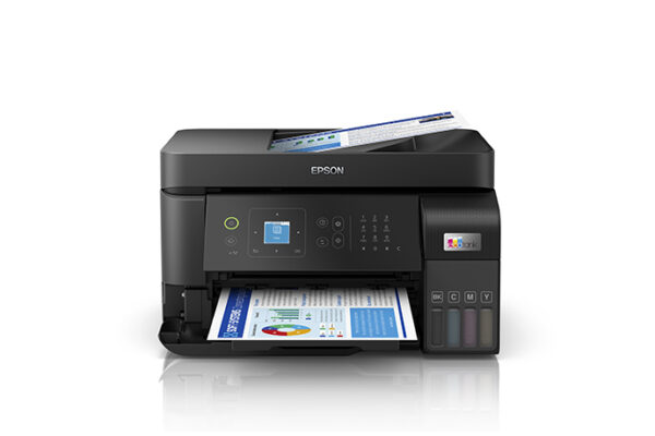 Epson L5590 - Impresora / Copiadora / Fax - Wi-Fi / Ethernet 10 Base-T/100 Base-TX/1000 Base-T - Latin AIO - Imagen 2