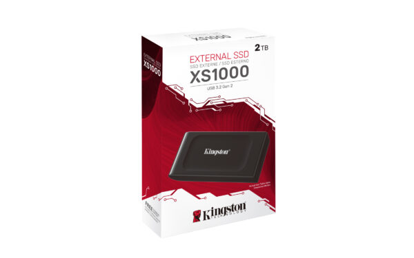 Kingston XS1000 - SSD - 2 TB - externo (portátil) - USB 3.2 Gen 2 (USB-C conector) - Imagen 4