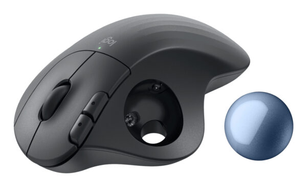 Logitech Ergo M575S Series - Mouse - Graphite+Blue Ball Bt - Imagen 6