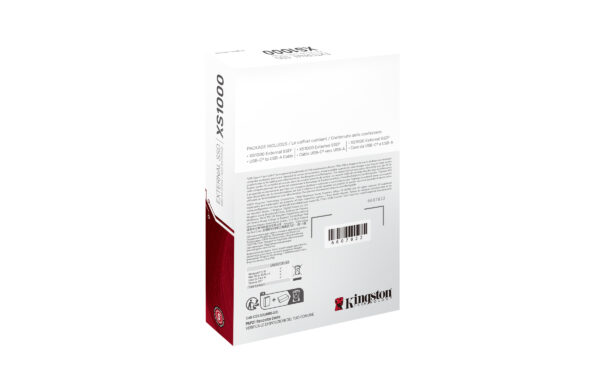 Kingston XS1000 - SSD - 2 TB - externo (portátil) - USB 3.2 Gen 2 (USB-C conector) - Imagen 5