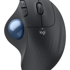 Logitech Ergo M575S Series - Mouse - Graphite+Blue Ball Bt