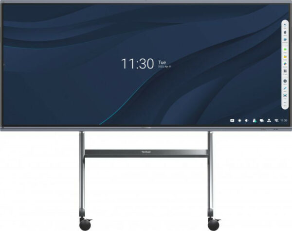ViewSonic VB-STND-009 - Carrito - para pantalla LCD/panel plano interactivo - carro delgado - ruedas de acero, poliuretano (PU) - tamaño de pantalla: 65"-105" - interfaz de montaje: hasta 1000 x 600 mm - Imagen 8