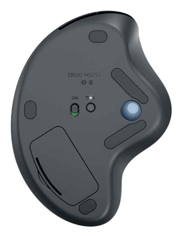 Logitech Ergo M575S Series - Mouse - Graphite+Blue Ball Bt - Imagen 4