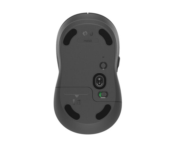 Logitech Signature M650 - Ratón - diestro - inalámbrico - Bluetooth - receptor de USB Logitech Logi Bolt - grafito - Imagen 5